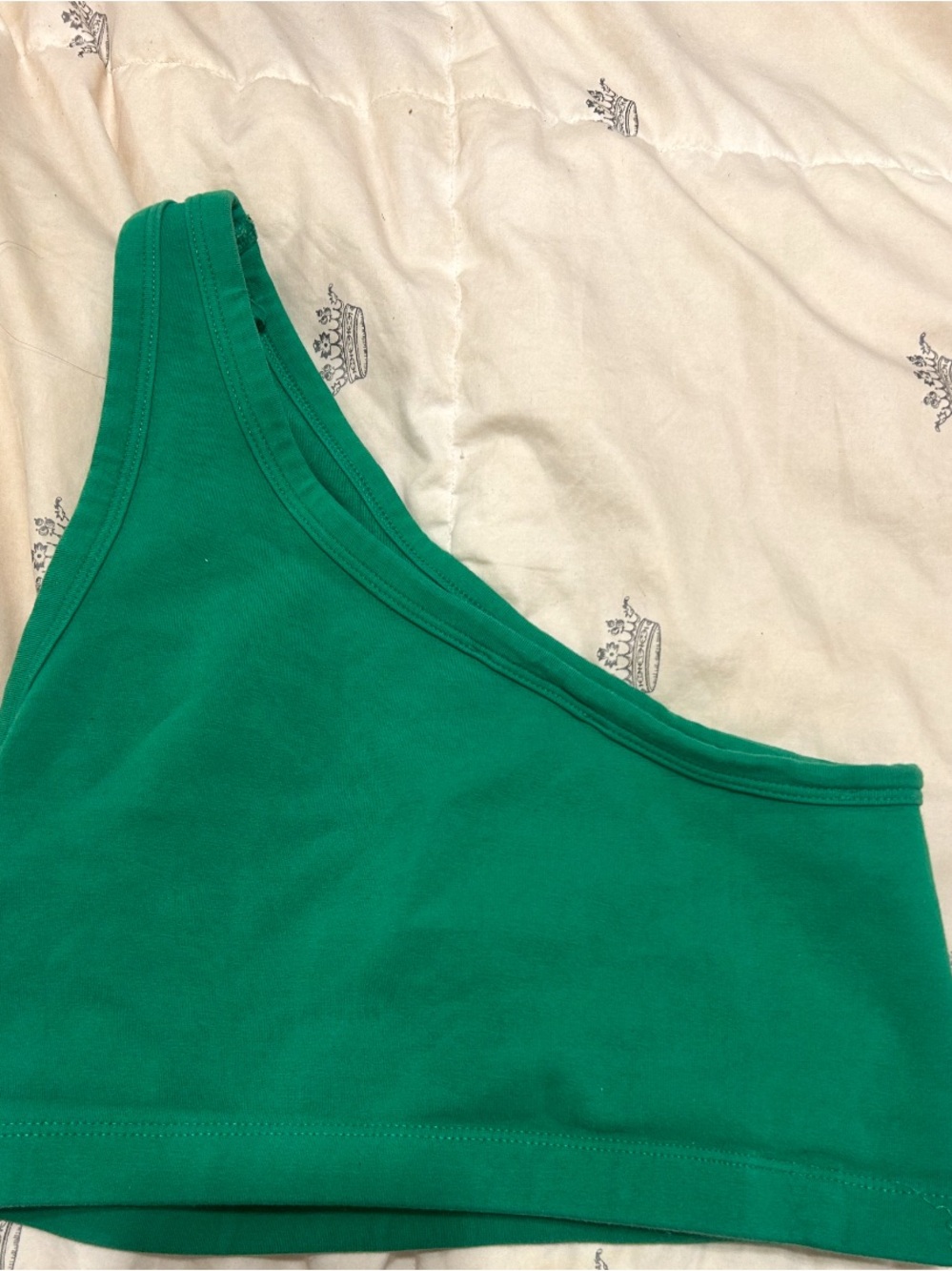 Green One-Shoulder Bandeau